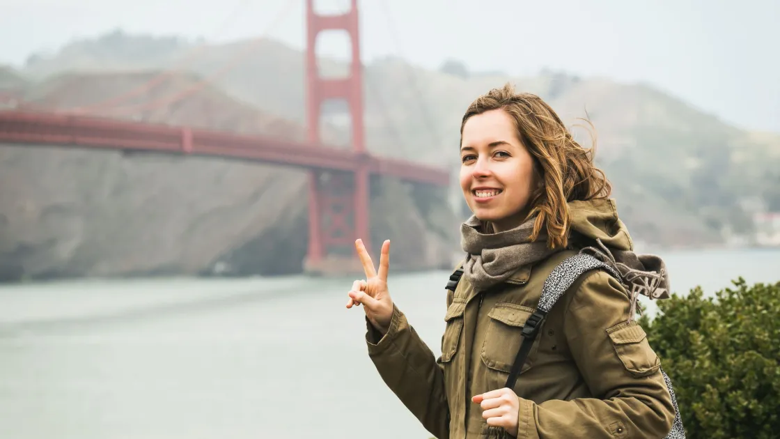 Foto de Estudante no estrangeiro em GapYear em San Francisco - universidades Silicon Valley nos Estados Unidos